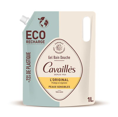 Image ROGÉ CAVAILLÈS L'ORIGINAL GEL BAIN DOUCHE Gel bain douche. - éco-recharge 1 l