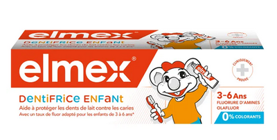 Image ELMEX ENFANT DENTIFRICE Pâte dentifrice au fluorure d'amines Olafluor. - tube 50 ml