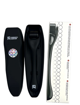 Image FRENCH WAVER :  Derma Roller - Stimulateur de Pousse de Barbe et Réducteur de Perte de Cheveux