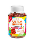 Image UPSA VITALITÉ ACÉROLA VITAMINE C KIDS - Gomme, complément alimentaire à base d'acérola et de Vitamine C. - pot 60