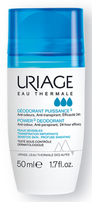 Image URIAGE DÉODORANT PUISSANCE 3 Roll'on déodorant, efficacité 24 H. - fl 50 ml