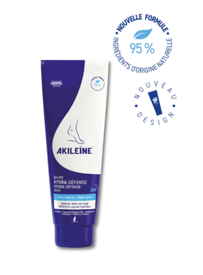 Image AKILEÏNE PIEDS SECS TRÈS SECS BAUME HYDRADÉFENSE Baume podologique hydradéfense. - tube 125 ml
