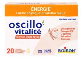 Image OSCILLO VITALITE AD CPR 20 comprimés effervescents - Goût orange
