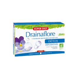 Image SUPERDIET DRAINAFLORE 20 AMPOULES