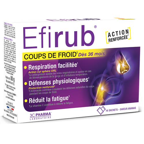 Image 3C Pharma EFIRUB Sachets